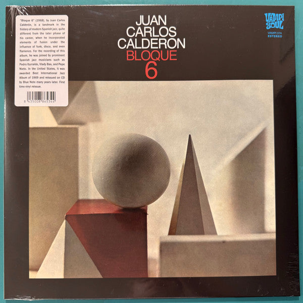 Juan Carlos Calderón : Bloque 6 (LP, Album, RE)
