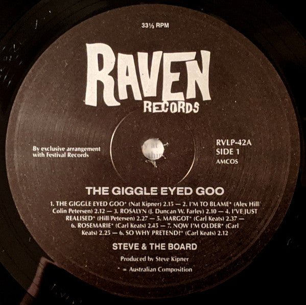 Steve & The Board* : The Giggle Eyed Goo (LP, Album, RE)