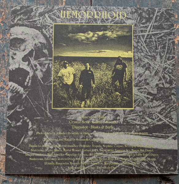 Hemorrhoid (2) / Sequestrum : Split (7", EP, Bla)
