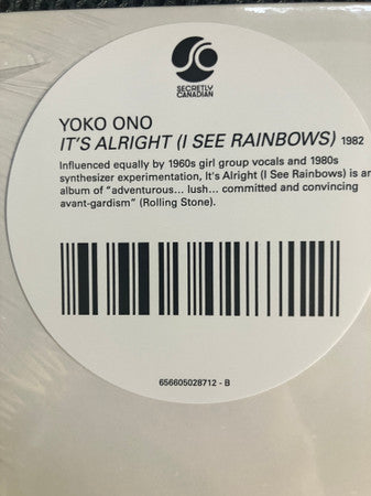 Yoko Ono : It's Alright (I See Rainbows) (LP)