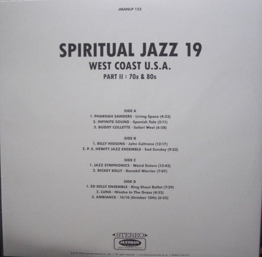 Various : Spiritual Jazz 19 – West Coast U.S.A. Part II : 70s & 80s (2xLP, Comp, 180)