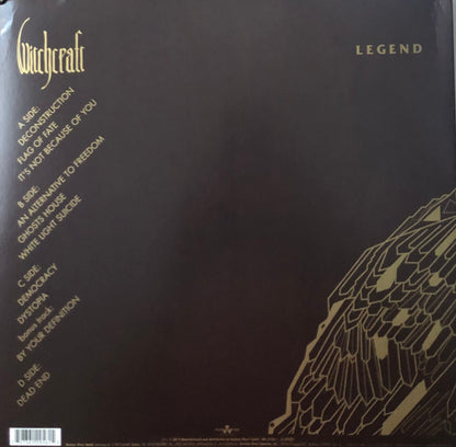 Witchcraft (6) : Legend (2xLP, Album, Ltd, Num, Pur)