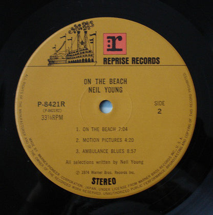 Neil Young : On The Beach (LP, Album)