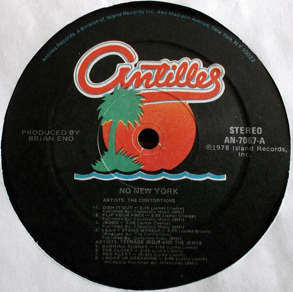 Various : No New York (LP, Album)