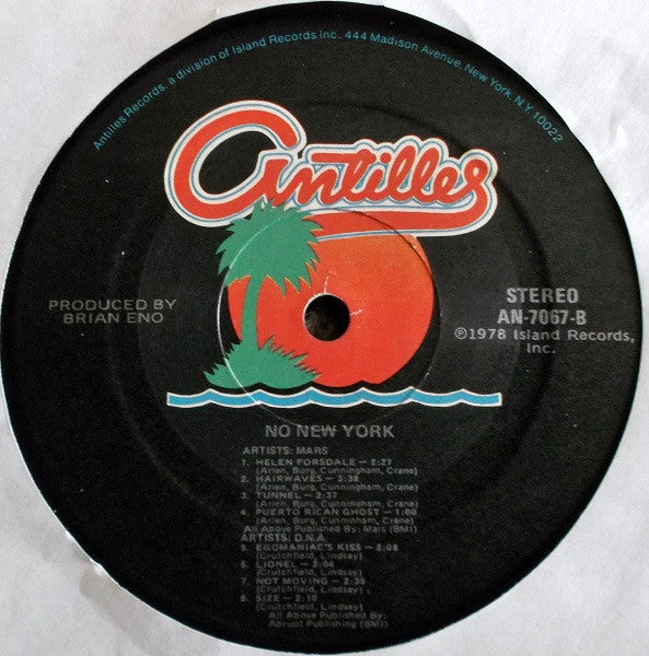 Various : No New York (LP, Album)