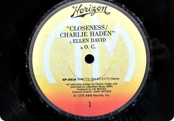 Buy Charlie Haden : Closeness (LP, Album) Online for a great price