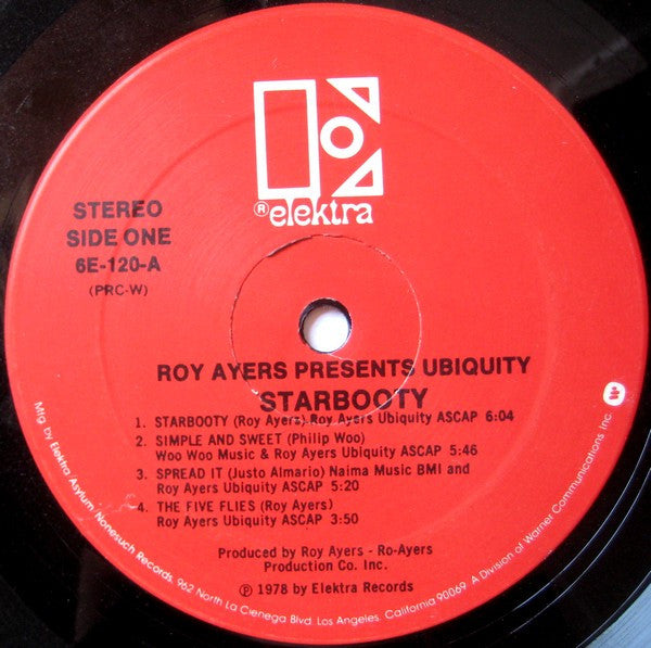 Roy Ayers Presents Ubiquity (4) : Starbooty (LP, Album)
