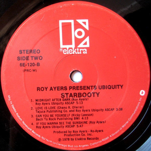 Roy Ayers Presents Ubiquity (4) : Starbooty (LP, Album)
