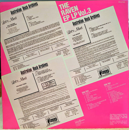 Various : The Raven EP LP Vol.3 (LP, Comp)