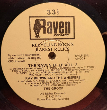 Various : The Raven EP LP Vol.3 (LP, Comp)