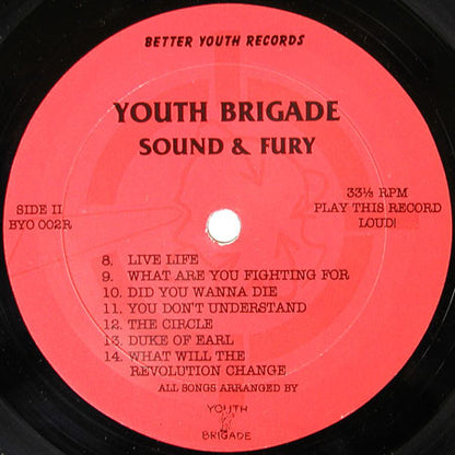 Youth Brigade : Sound & Fury (LP, Album)