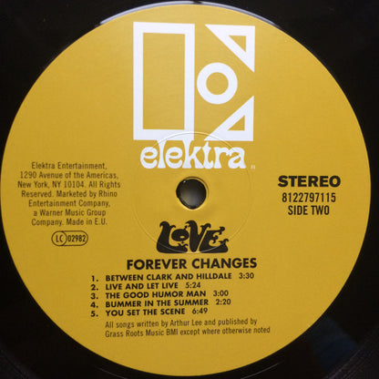 Love : Forever Changes (LP, Album, RE, 180)
