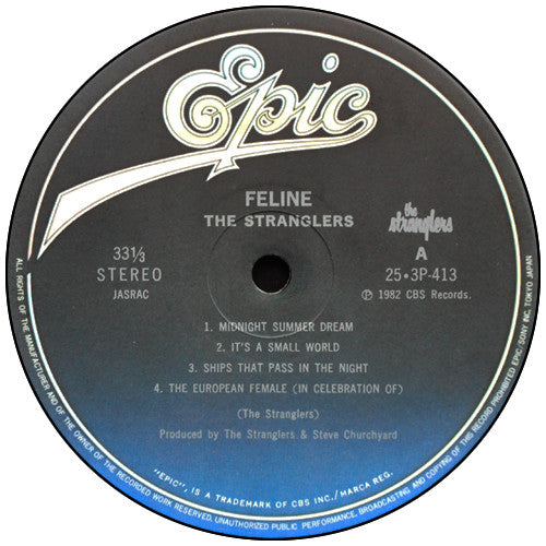 The Stranglers : Feline (LP, Album)