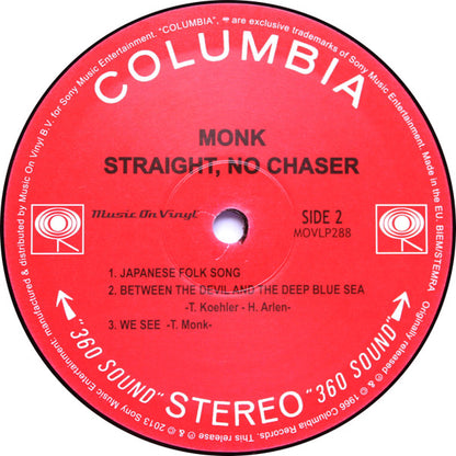 Thelonious Monk : Straight, No Chaser (LP, Album, RE, RM, 180)