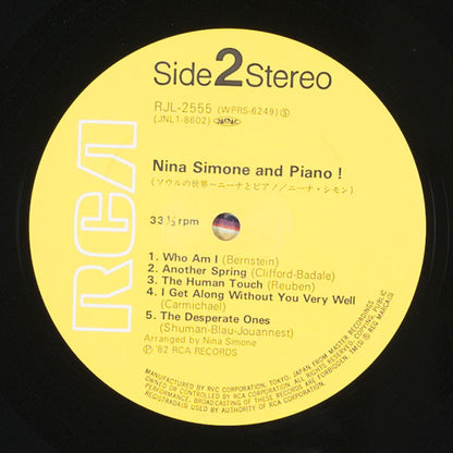 Nina Simone : Nina Simone And Piano ! (LP, Album, RE)