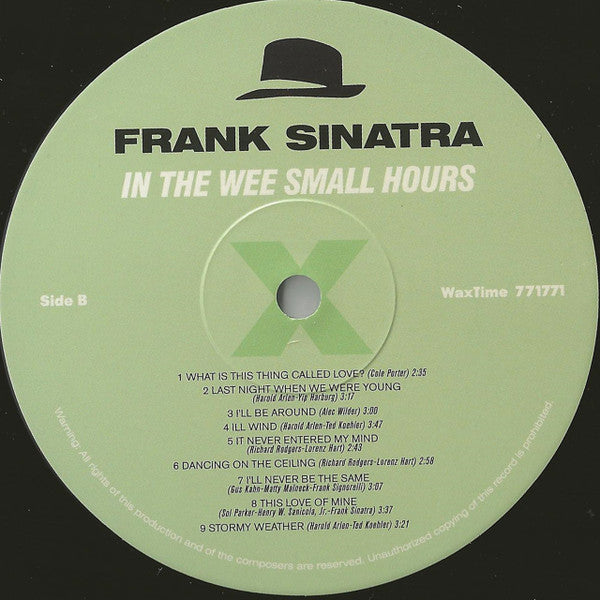 Frank Sinatra : In The Wee Small Hours (LP, Album, Ltd, RE, RM, 180)