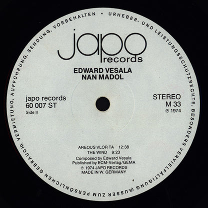 Edward Vesala : Nan Madol (LP, Album)