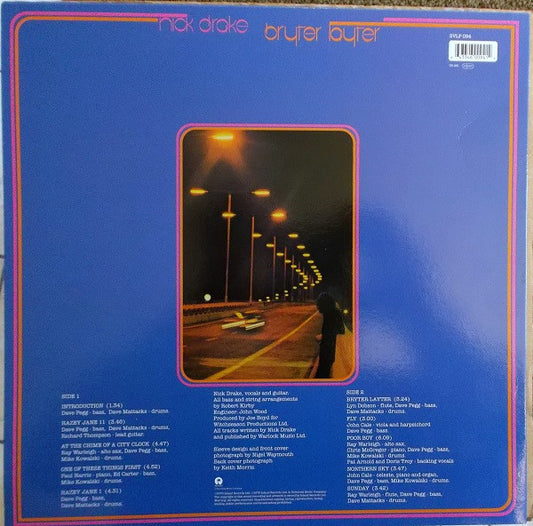 Nick Drake : Bryter Layter (LP, Album, Ltd, RE)