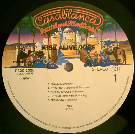 Kiss : Alive! (2xLP, Album, RE)