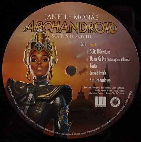 Janelle Monáe : The Archandroid (2xLP, Album, Gat)
