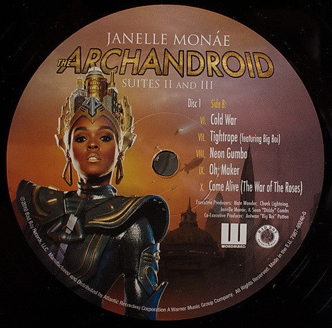 Janelle Monáe : The Archandroid (2xLP, Album, Gat)