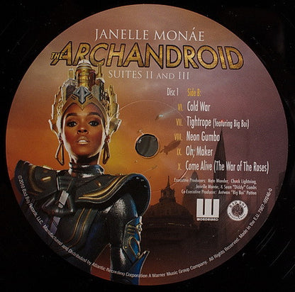 Janelle Monáe : The Archandroid (2xLP, Album, Gat)