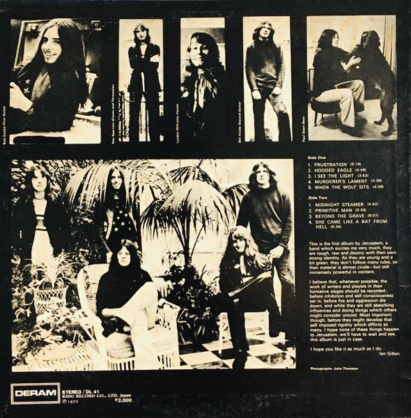 Jerusalem (4) : Jerusalem (LP, Album)