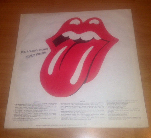 The Rolling Stones : Sticky Fingers (LP, Album, RE, Zip)