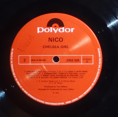Nico (3) : Chelsea Girl (LP, Album, RE)
