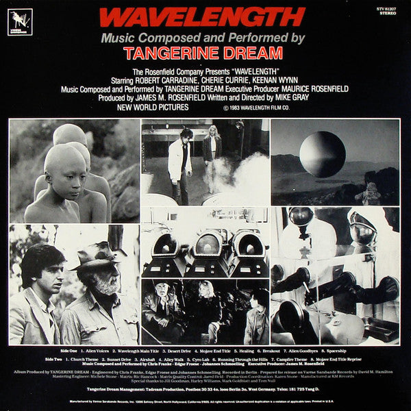 Tangerine Dream : Wavelength (Original Soundtrack) (LP, Album)