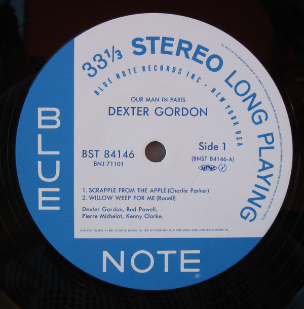 Dexter Gordon : Our Man In Paris (LP, Album, RE)