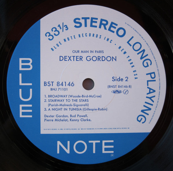Dexter Gordon : Our Man In Paris (LP, Album, RE)