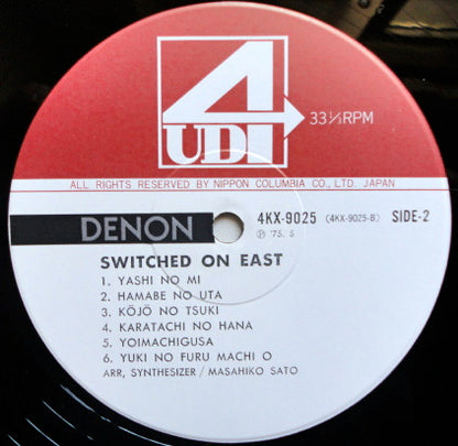 M. Sato* : Switched On East (LP, Album, Quad, RE, Exp)