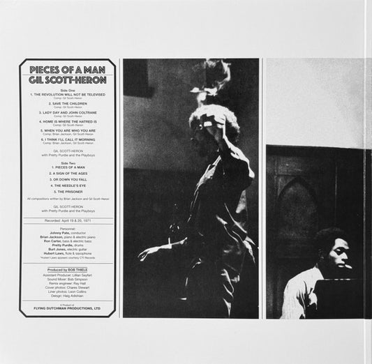 Gil Scott-Heron : Pieces Of A Man (LP, Album, RE, 180)