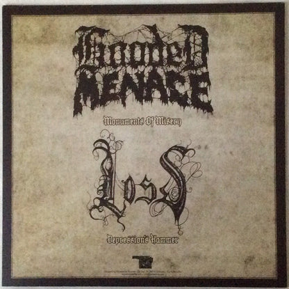 Hooded Menace vs Loss (2) : A View From The Rope (12", EP, Ltd, Bro)