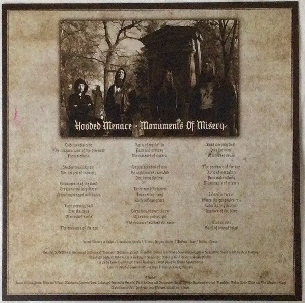 Hooded Menace vs Loss (2) : A View From The Rope (12", EP, Ltd, Bro)