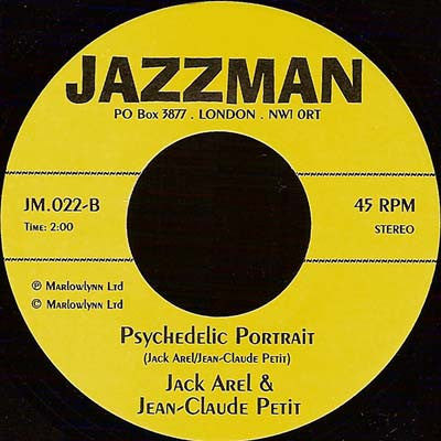 Lee Mason & His Orchestra / Jack Arel & Jean-Claude Petit : Shady Blues / Psychedelic Portrait (7", Single)