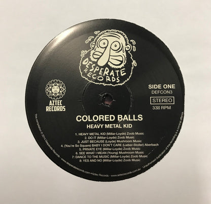 Colored Balls* : Heavy Metal Kid (LP, Album, RE, RM)