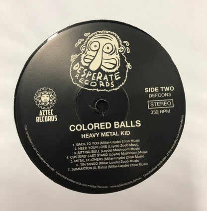 Colored Balls* : Heavy Metal Kid (LP, Album, RE, RM)
