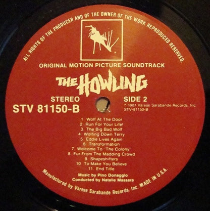 Pino Donaggio : The Howling (Original Motion Picture Soundtrack) (LP, Album)