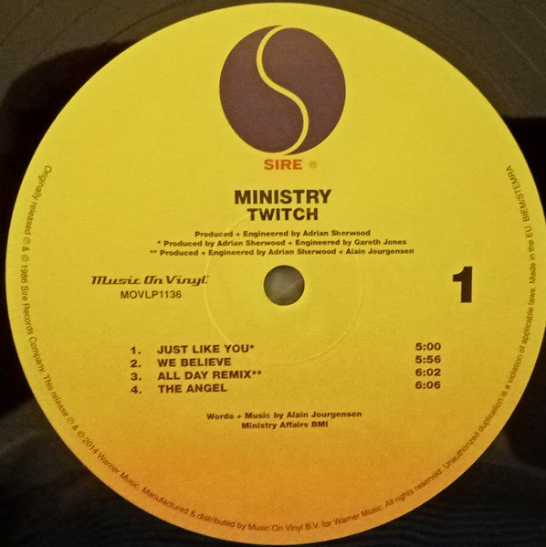 Ministry : Twitch (LP, Album, RE, 180)