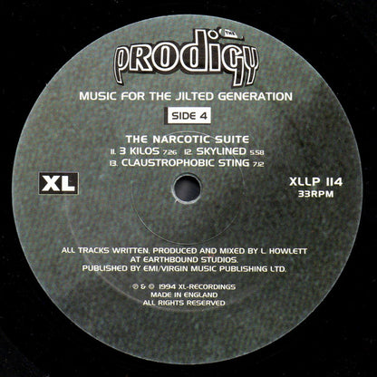 The Prodigy : Music For The Jilted Generation (2xLP, Album, RE, RP)