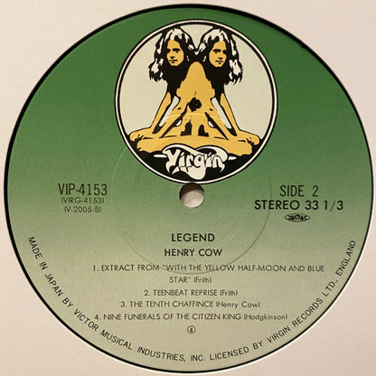 Henry Cow : Legend (LP, Album, RE)