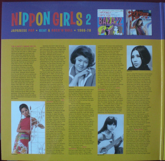 Various : Nippon Girls 2: Japanese Pop, Beat & Rock'N'Roll 1966-70 (LP, Comp, RM, Ora)