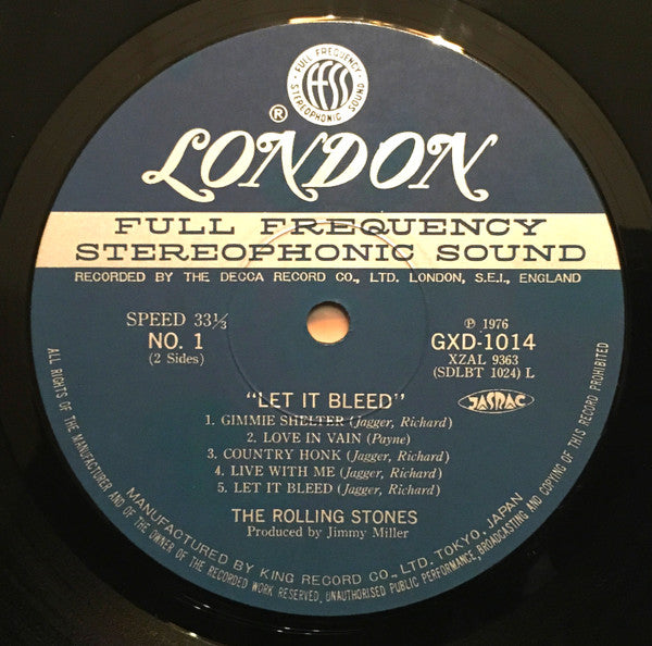 Rolling Stones* : Let It Bleed (LP, Album, RE)