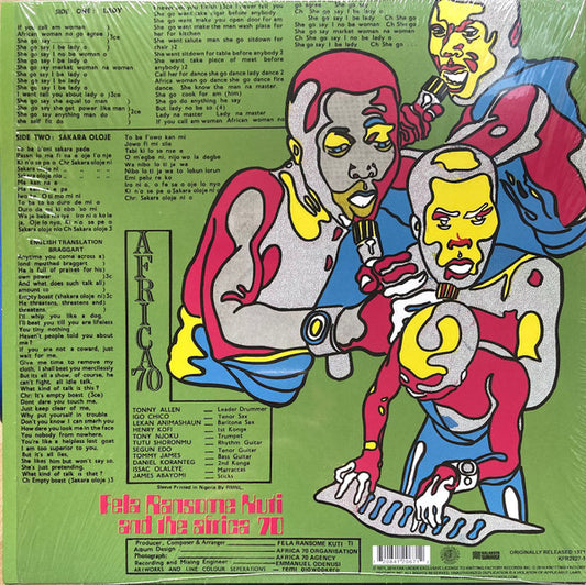 Fela Kuti And Africa 70 : Shakara (LP, Album, RE)