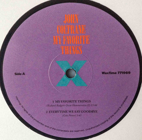 John Coltrane : My Favorite Things (LP, Album, Ltd, RE, RM, 180)