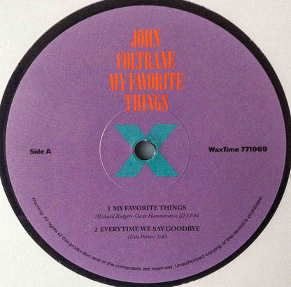 John Coltrane : My Favorite Things (LP, Album, Ltd, RE, RM, 180)