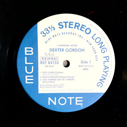 Dexter Gordon : A Swingin' Affair (LP, Album, Ltd, RE)