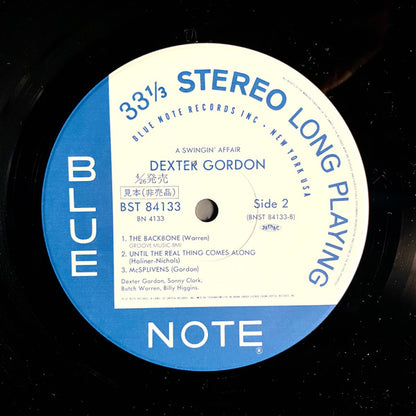 Dexter Gordon : A Swingin' Affair (LP, Album, Ltd, RE)